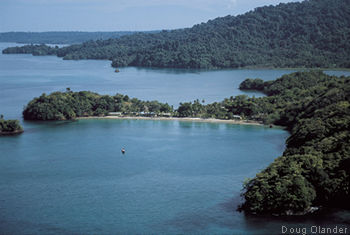 photo of Coiba Adventure's home base, former Club Pacifico, Isla de Coiba, Panama